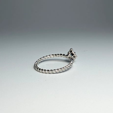 5R64 Silver(Rh) Ring (London Blue Topaz)