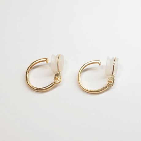 PE-FR/18 Silver(K18) Earrings(フープイヤリング)