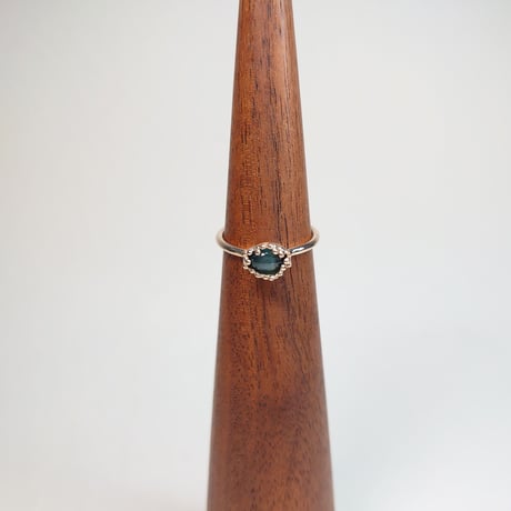 22R45 K10 Ring (Tourmaline cats eye)