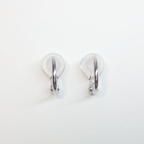 PE-F/Rh Silver(Rh) Earrings(フープイヤリング)