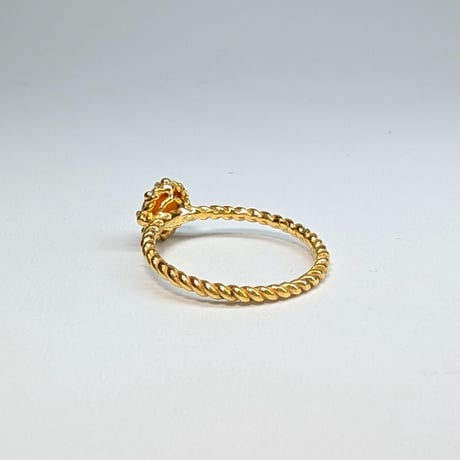 5R97 Silver(K18) Ring (Carnelian)
