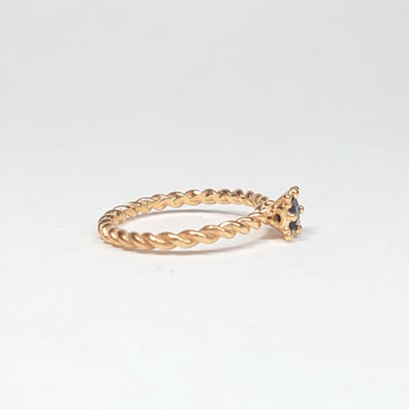 3R43 Silver(K18Gp) Ring (Onyx)