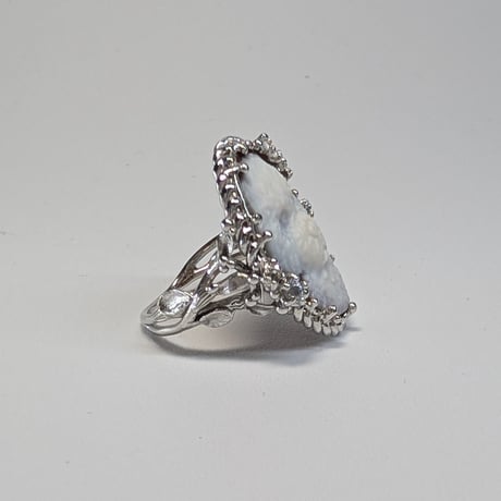 5R59 Silver(Rh) Ring (Toy Poodle Cameo)