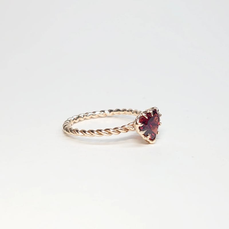 4R57 K10 Ring (Garnet) | la luce del sole