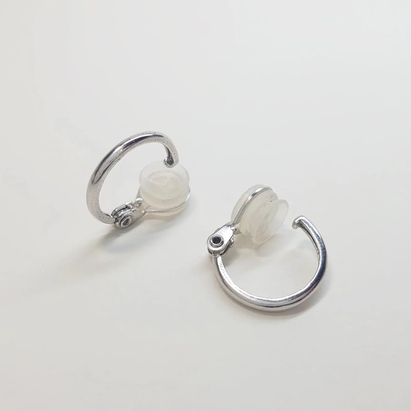 みっちゃんページ＊フープイヤリング PE-FR/Rh Silver(Rh) Earrings(フープイヤリング) | la luc