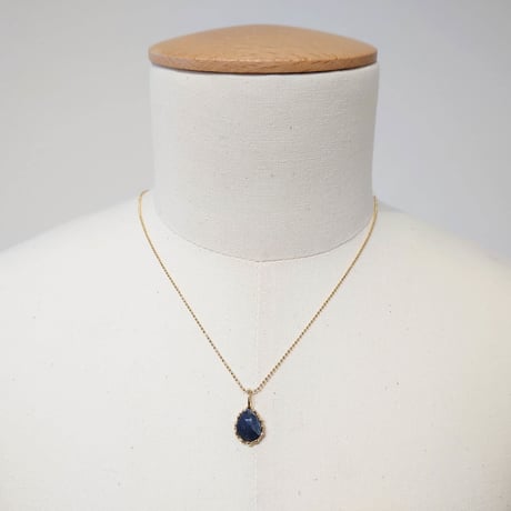 20N6 Silver(K18Gp) Necklace (Sapphire)