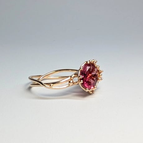 22R116 K10 Ring (Pink Tourmaline)