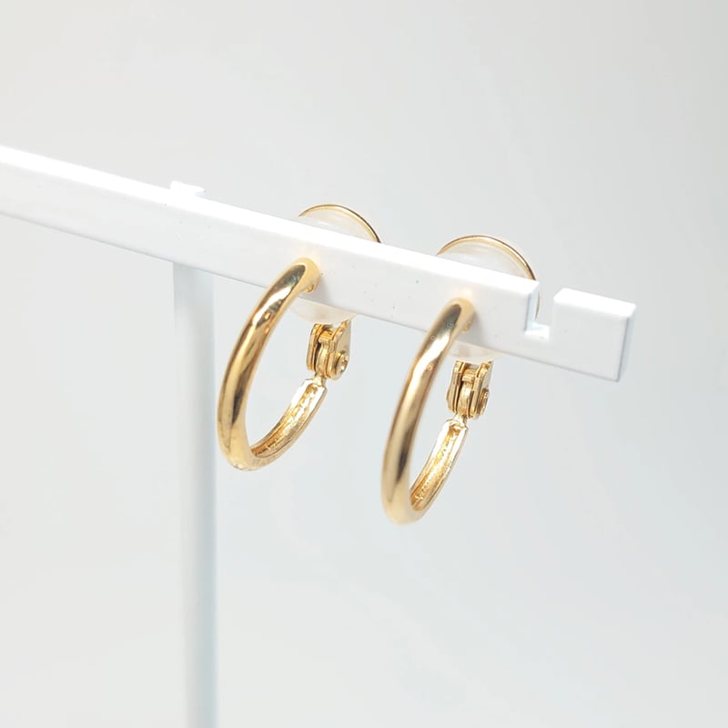 PE-FR/18 Silver(K18) Earrings(フープイヤリング) | la lu PE-FR/18 Silver(K18) Earrings(フープイヤリング) | la lu