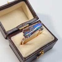 21R83 K10 Ring (Boulder Opal)