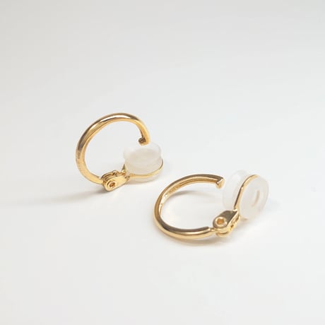 PE-FR/18 Silver(K18) Earrings(フープイヤリング)