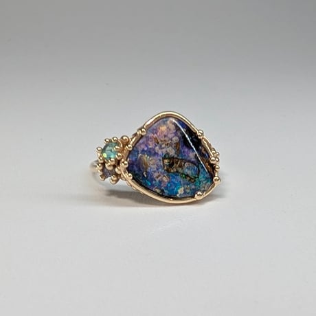 4R70 K10 Ring (Boulder Opal)