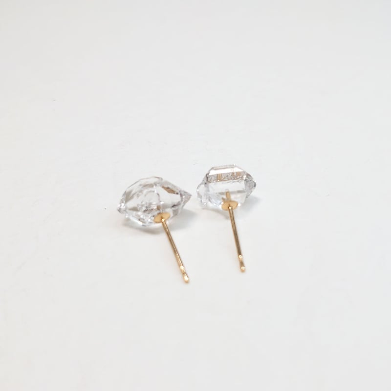 K18 diamond earrings