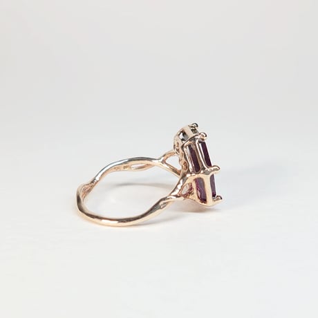21R65 K10 Ring (Watermelon Tourmaline)