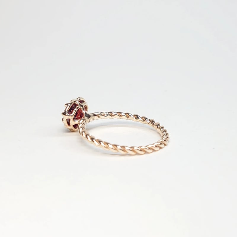 4R57 K10 Ring (Garnet) | la luce del sole