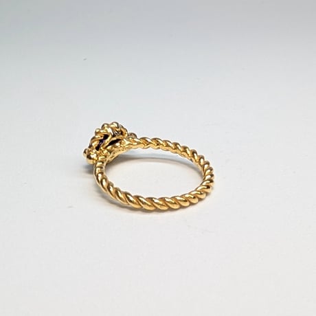 5R96 Silver(K18) Ring (Lapis Lazuli)
