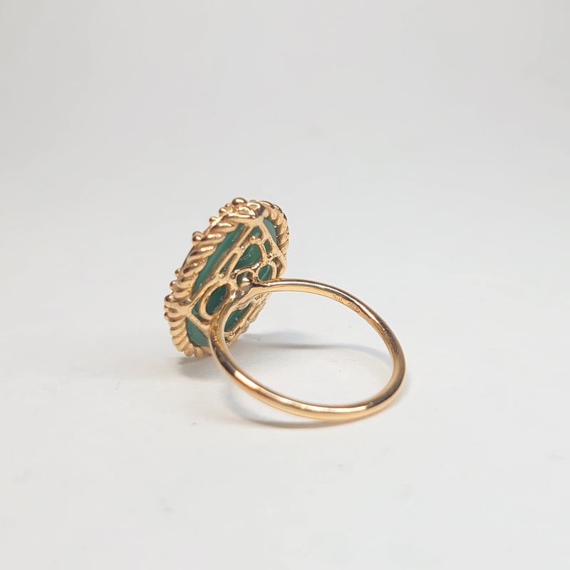 4R51 Silver(K18) Ring (Cameo/Agate) | la luce d 4R51 Silver(K18) Ring (Cameo/Agate) | la luce d