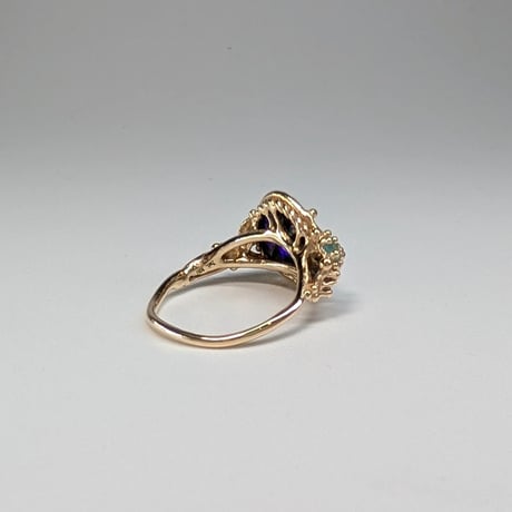 4R70 K10 Ring (Boulder Opal)