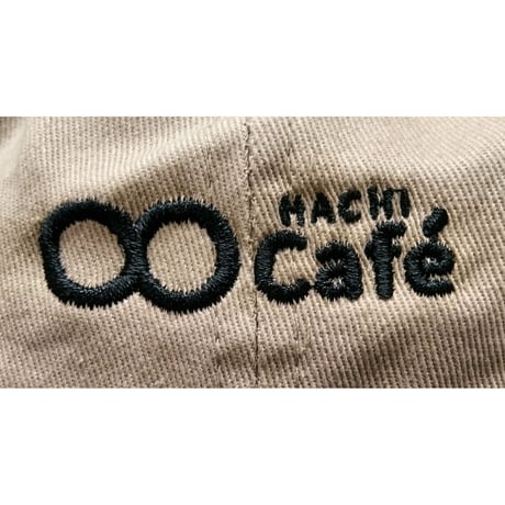 ∞Caféキャップ　ベージュ