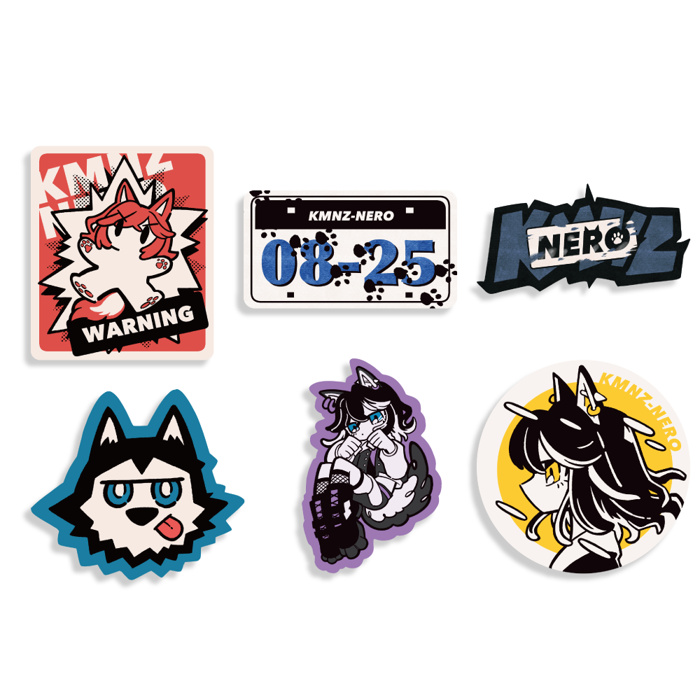 KMNSticker Set -NERO BIRTHDAY2024 | KMNSUPPLY