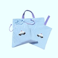 サイズが変更できる！】入園・入学グッズ （いちご）3点セット | Pon