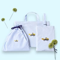 3点セット【さくらんぼピンク】入学・入園グッズ | Pon pon mom