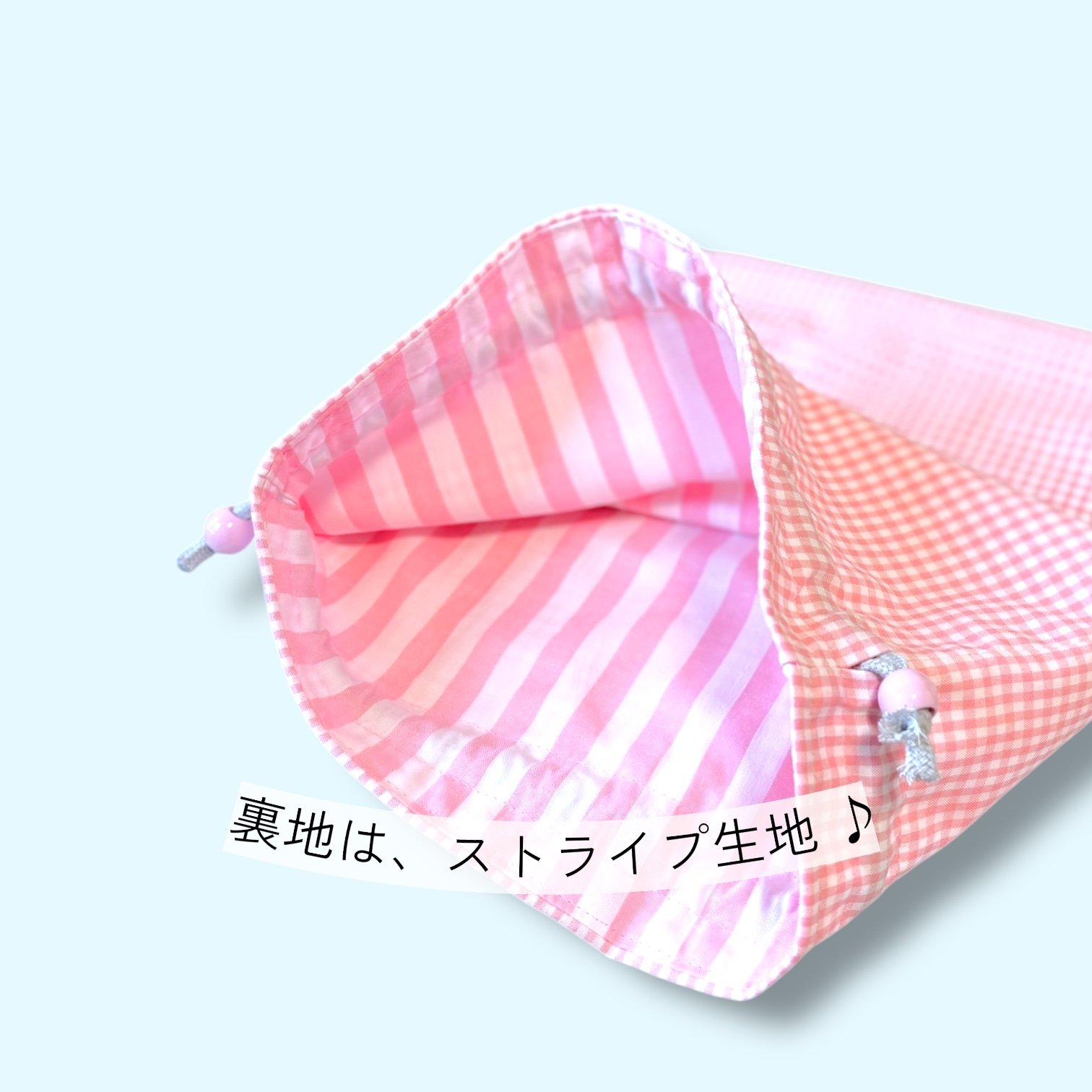 pooooon96　ゼブラ柄　ピンク　入園入学グッズ 3点セット【さくらんぼピンク】入学・入園グッズ | Pon pon mom