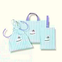 3点セット【さくらんぼピンク】入学・入園グッズ | Pon pon mom