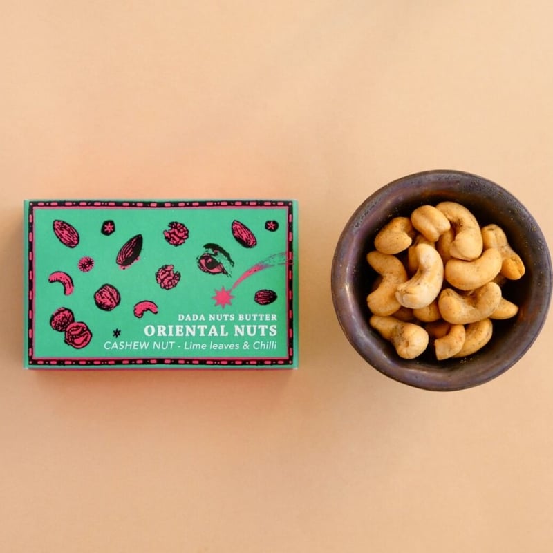 ORIENTAL NUTS CASHEW NUT〈lime leaves & chili〉 |