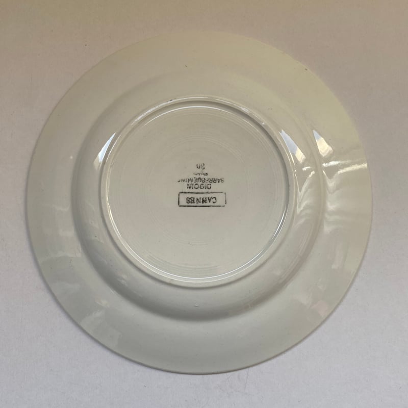 1930年代 ディゴワン サルグミンヌ カンヌ ディナープレート 2点セット