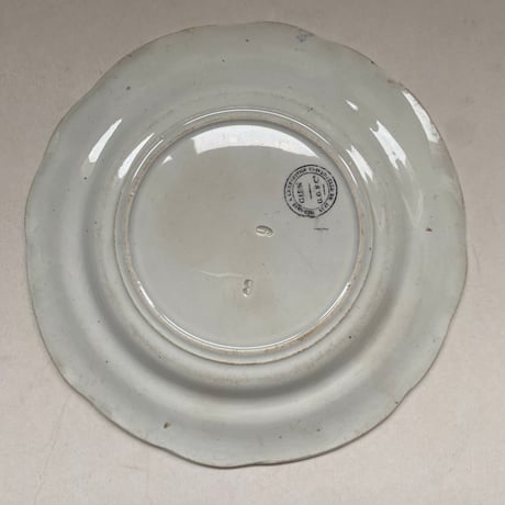 19世紀中期　ジアン　おしゃべりなお皿　デザートプレート　時事、おどける　１−３