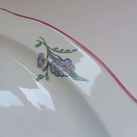 １９６０年代　ジアン　ストラスブール　プラオーヴァル　楕円形大皿