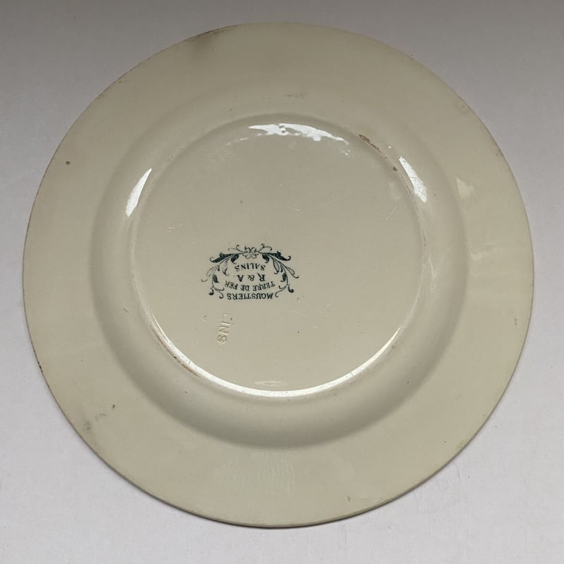 19世紀 サラン ムスティエ ディナー・プレート 平皿24cm