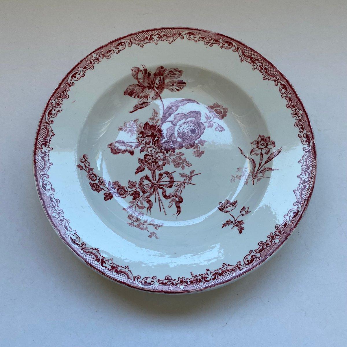 A 希少 フランスアンティーク サルグミンヌ フォンタンジュ スープ