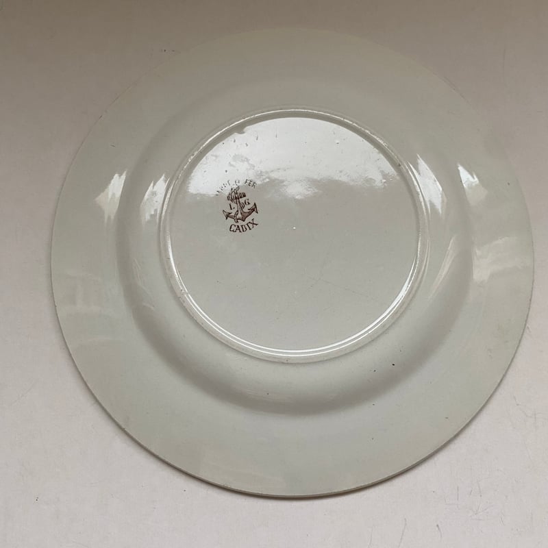 19世紀後半 クレールフォンテーヌ カディックス ディナー・プレート 1 19世紀後半 クレールフォンテーヌ カディックス ディナー・プレート 1