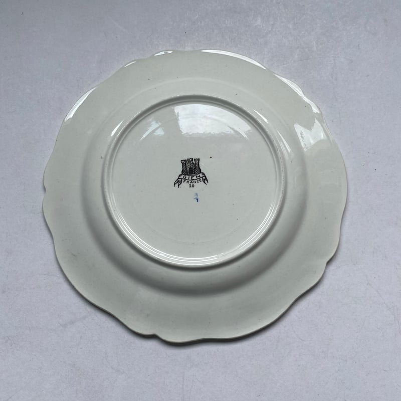 1930年代 ジアン ディナープレート ハンドペイント | campagne à