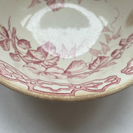 19世紀　クレイユ・エ・モントロー　プリュニエ柄　泡立て器　Bランク　2点セット