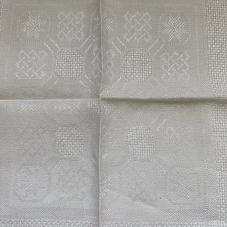 20世紀前半　セルヴィエット　メティス　イニシャルFN 　刺繍　５点セット