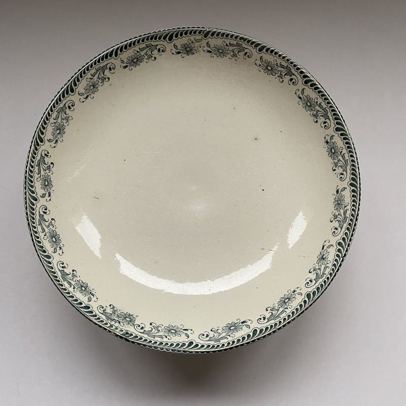 19世紀 サラン ムスティエ コンポティエ ひなぎく柄 Aランク