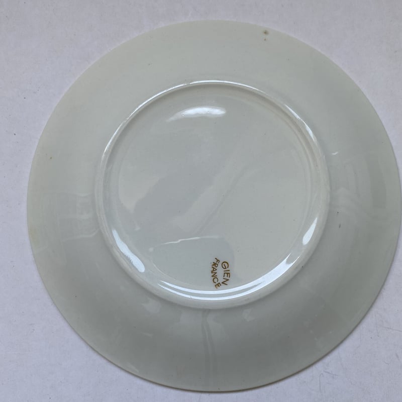 20世紀中期 ジアン おしゃべりなお皿 デザートプレート 犬の顔柄 1