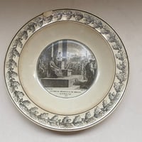 19世紀前半　クレイユ　おしゃべりなお皿　スーププレート　ビブルスの寛大な抵抗　Bランク