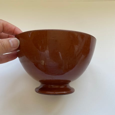 20世紀前半　カフェオレボウル　マロン　2点セット