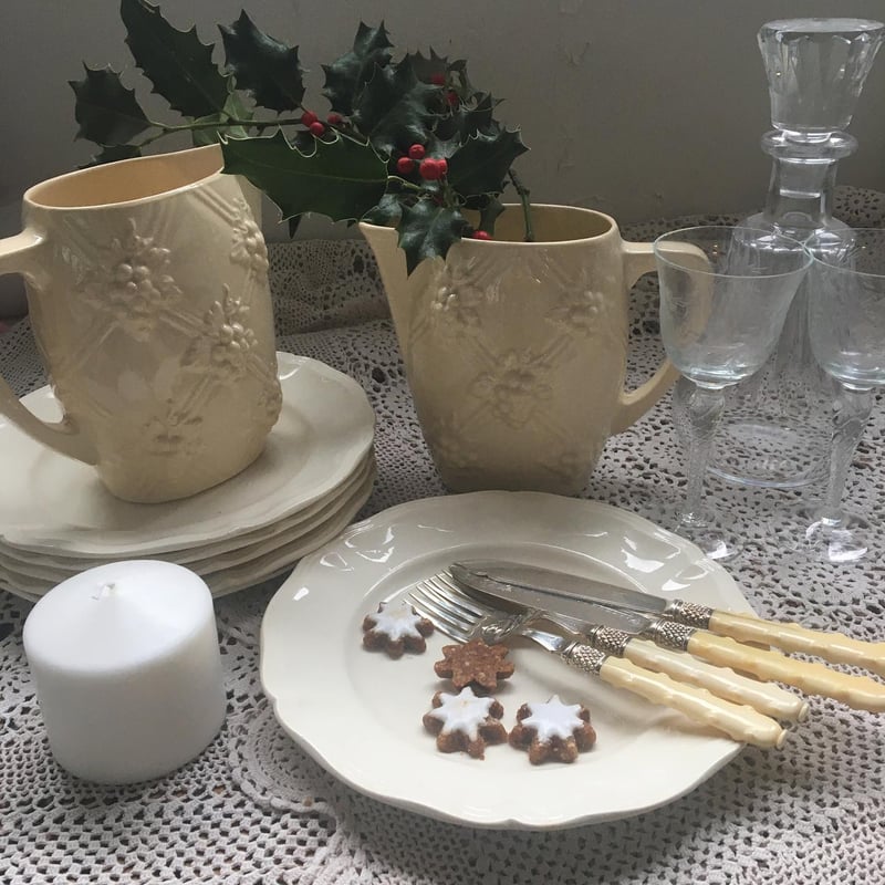 1970年代 サルグミンヌ 花リム スープ・プレート 23cm 1ー2