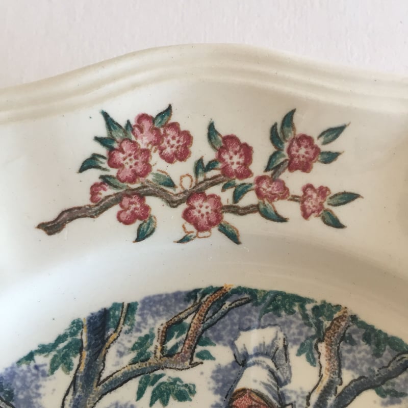 1920年代 サルグミンヌ デザートプレート おしゃべりなお皿 マ