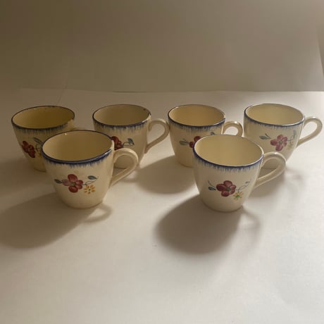 フランスアンティーク ディゴワン サルグミンヌMARJOLAINE 4枚セット