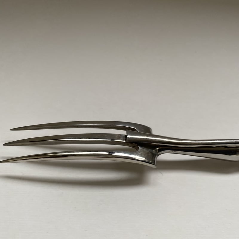 19世紀後半 ラヴィヌ・エ・ダンフェール シルバープレート 肉用ナイフ