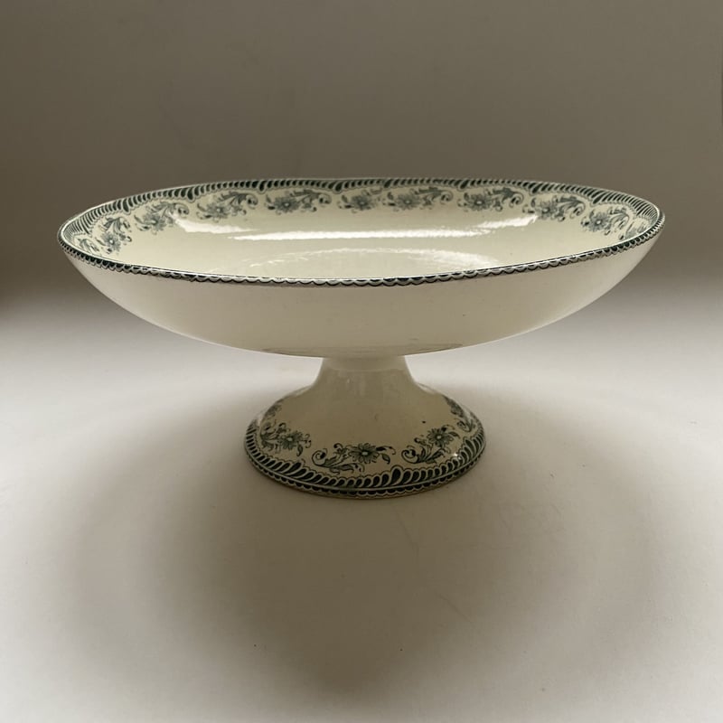 19世紀 サラン ムスティエ コンポティエ ひなぎく柄 Aランク