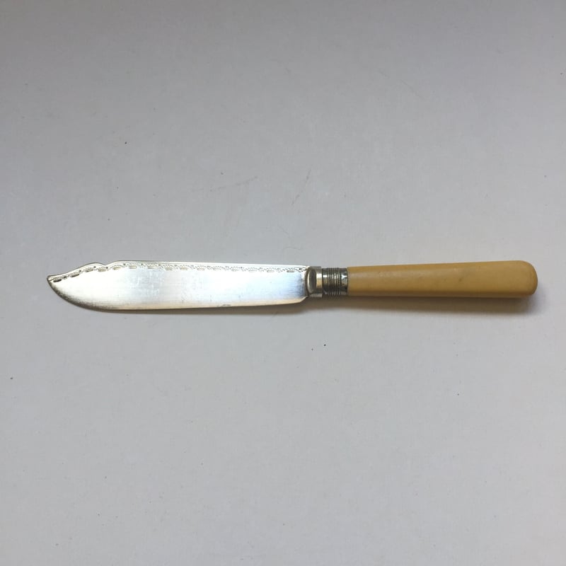 1900年 ヒリアード&トーマソン シルバープレート 魚用ナイフと 1900年 ヒリアード&トーマソン シルバープレート 魚用ナイフと