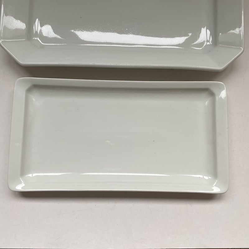 Pichon オクトゴナル　フランスヴィンテージ　八角形ホワイトプレート Pichon オクトゴナル フランスヴィンテージ 八角形ホワイト