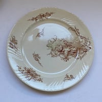19世紀後半　リィウネヴィル　ロカイユ　ディナープレート　1−７
