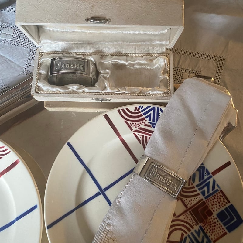 ヴィンテージ (アールデコ）ランチョンセット